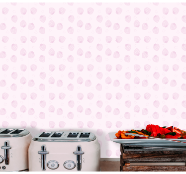 Papier peint cuisine motif en pointillé - TenStickers