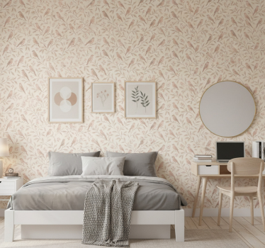 Papier peint chambre ado sentier des oiseaux vintage - TenStickers