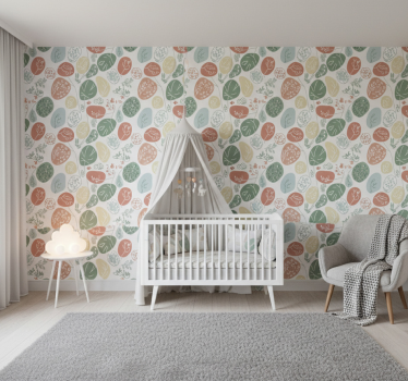 Papier peint chambre enfant imprimé animal doux - TenStickers