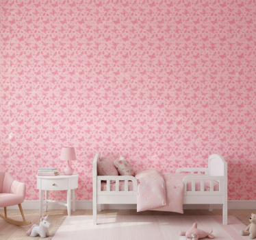 Papier peint chambre enfant rose - TenStickers