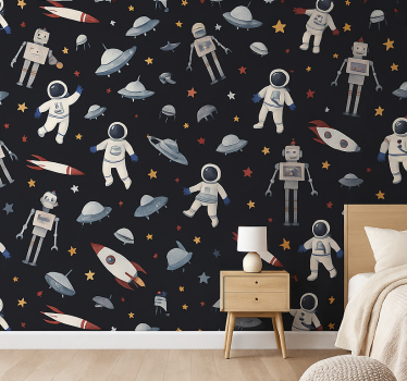 Papier peint chambre enfant univers des enfants - TenStickers