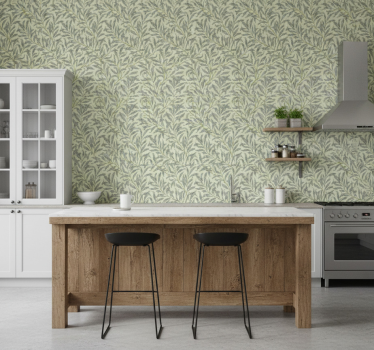 Papier peint cuisine branches fines - TenStickers