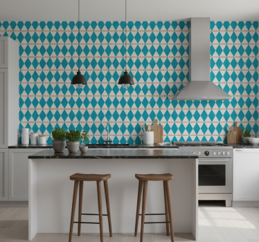 Papier peint cuisine design suédois - TenStickers