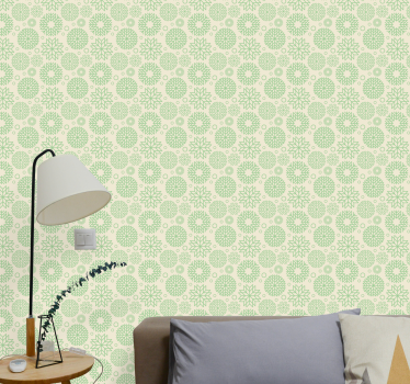 Papier peint formes géometriques imprimé à motif géométrique - TenStickers