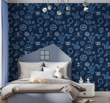 Papier peint Navy UK style bande dessinée - TenStickers