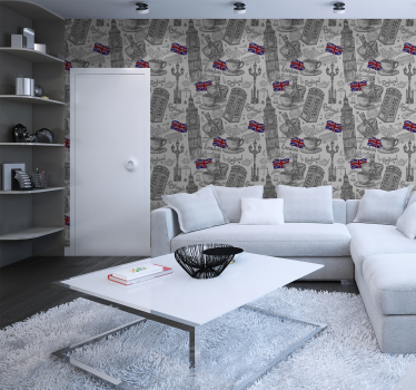 Papier peint ville monuments de londres - TenStickers
